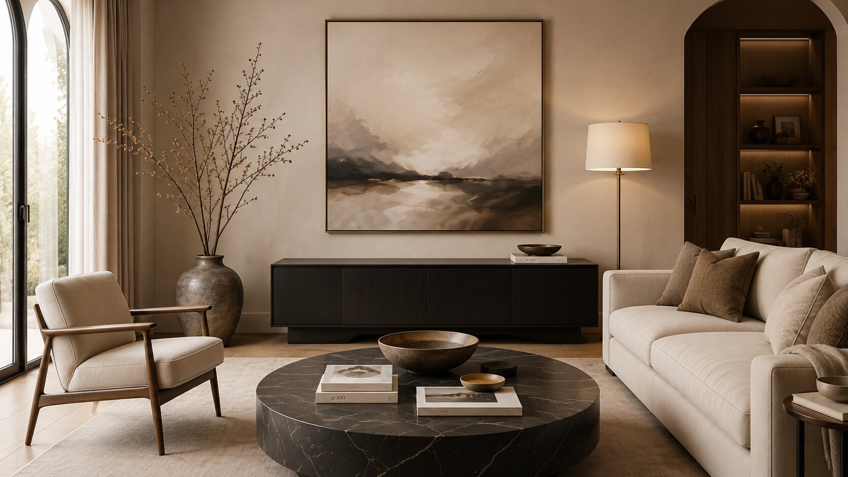 Warm Neutral Living Room
